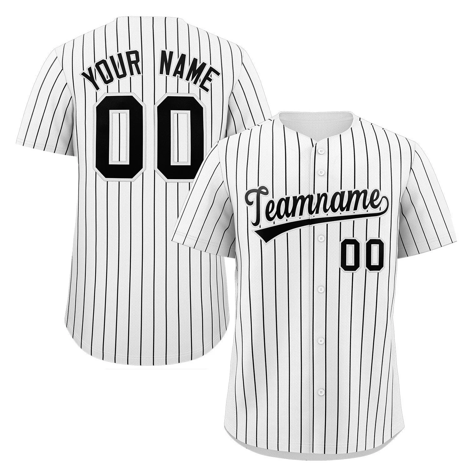 Pinstripe Baseball Jersey