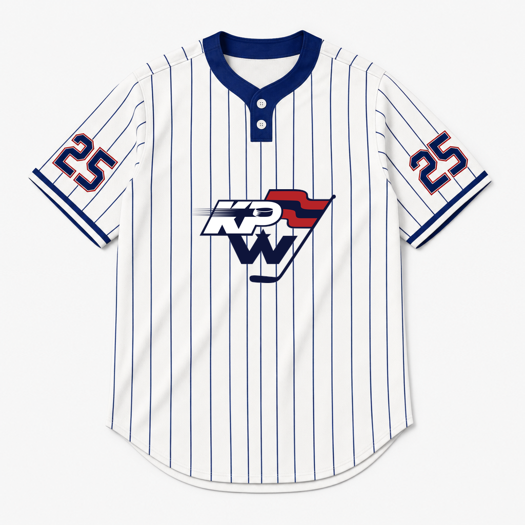 Pinstripe Baseball Jersey