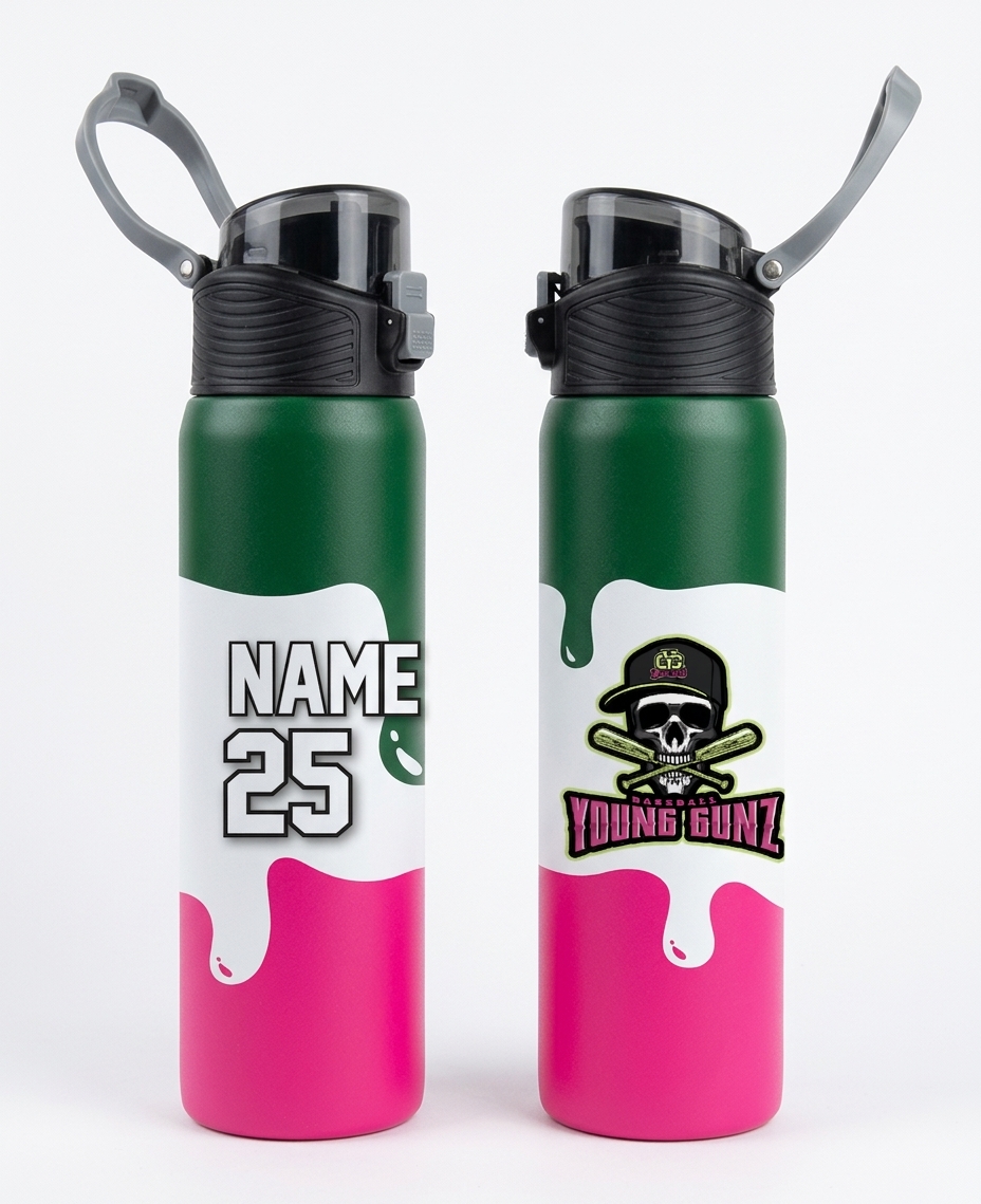 3-Color Drip Water Bottle