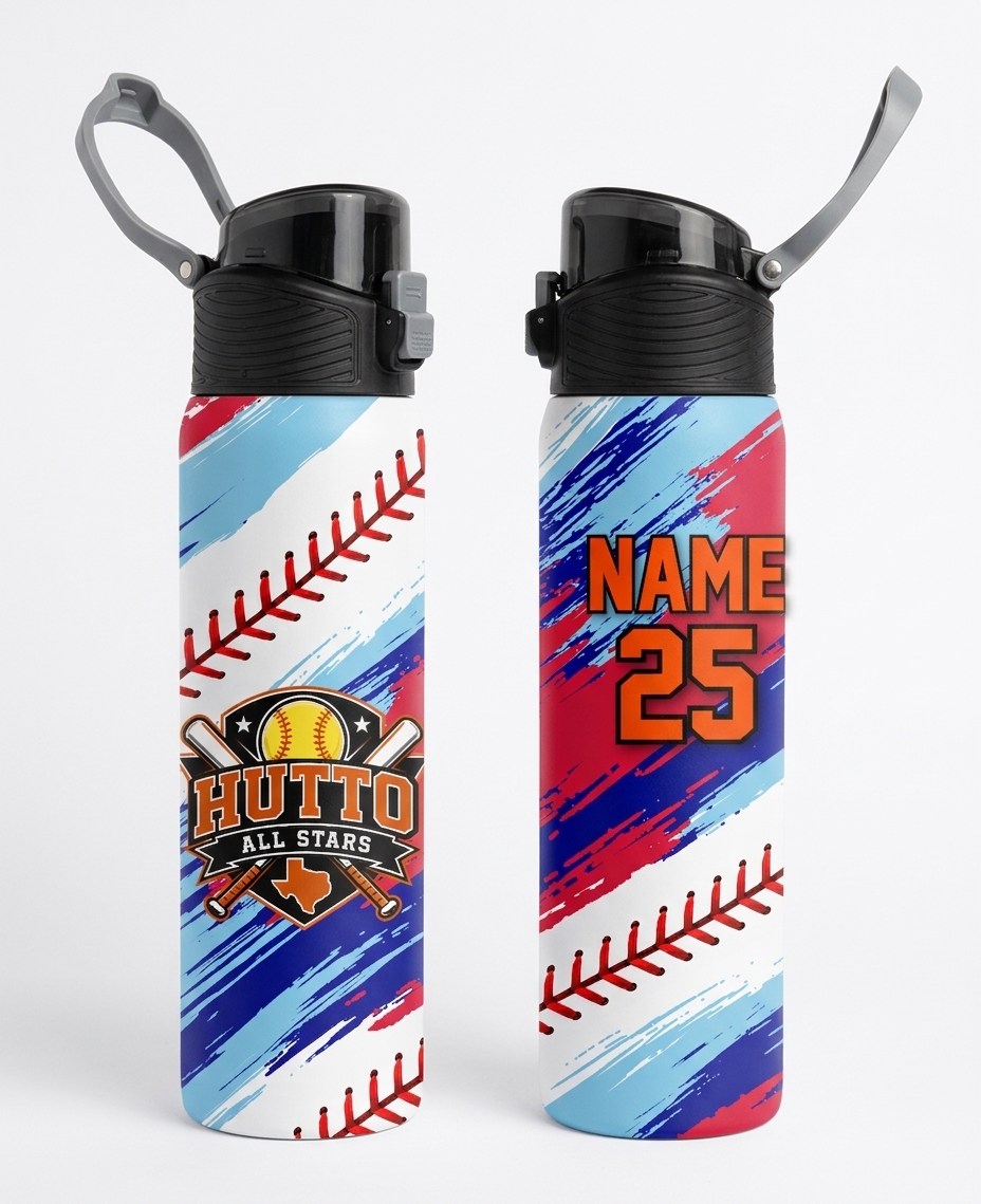Paint Drip Water Bottle