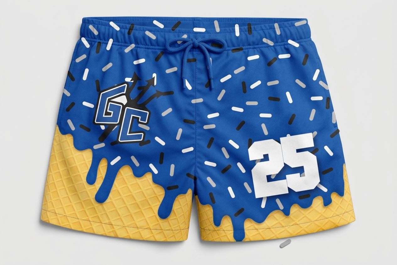 Ice Cream Drip Shorts