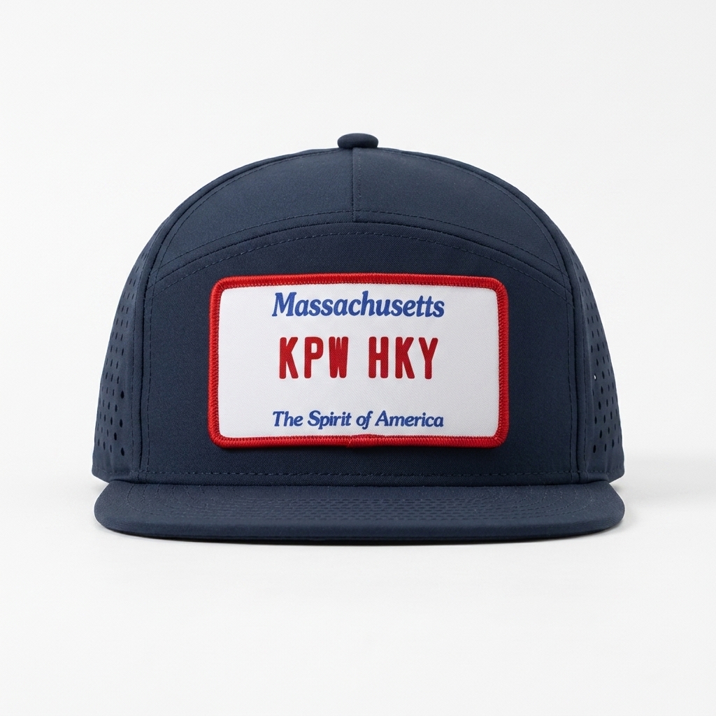 Massachusetts KPW Hockey License Plate Hat