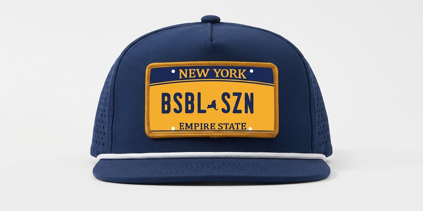 New York BSBL SZN License Plate Hat